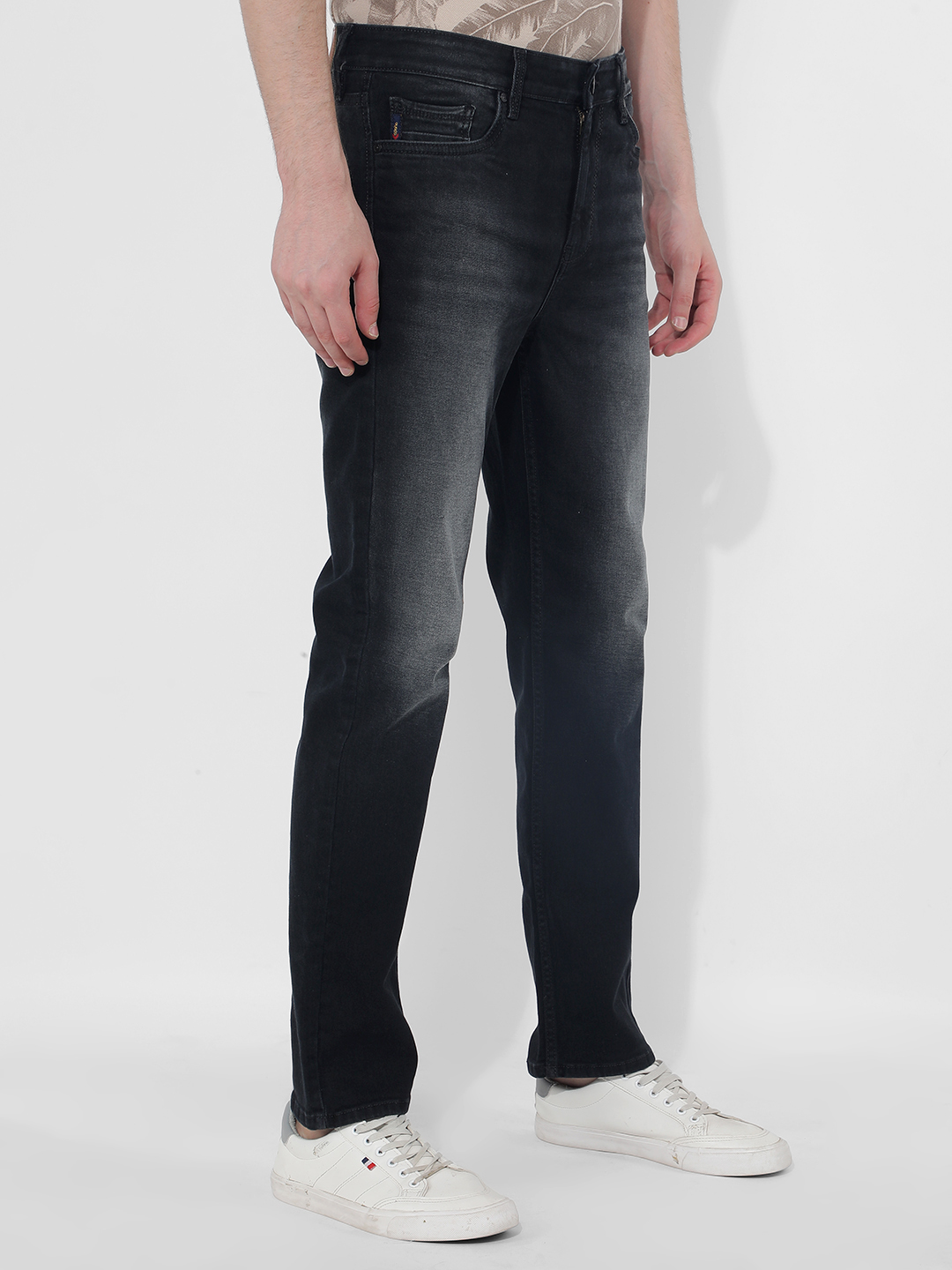 Numero Uno Men Solid Black Jeans